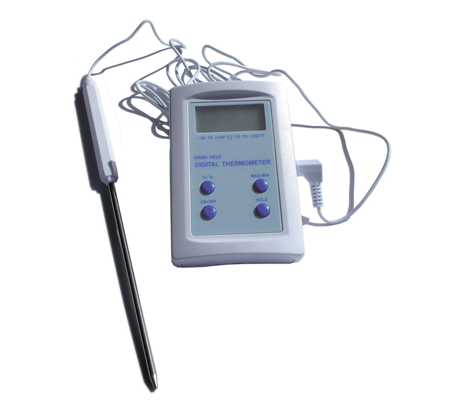 Thermomètre électronique pour sucre chaud.